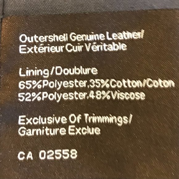 Men's Black/Brown Genuine Leather Jacket (Size L) - Picture 10 of 12